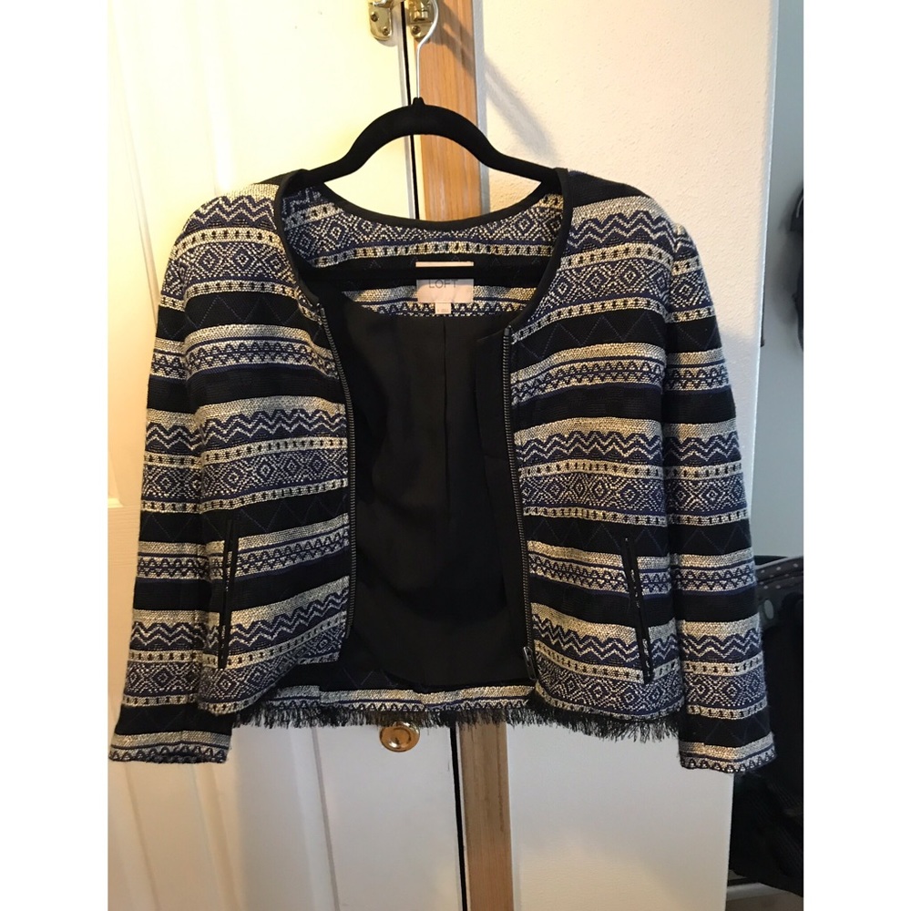 Loft patterned blazer